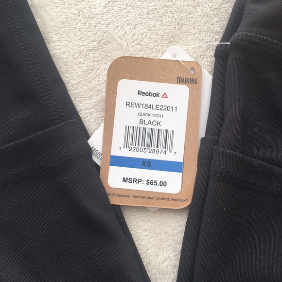 Reebok Training Yoga Pants with Side Pocket - Picture 2 of 8